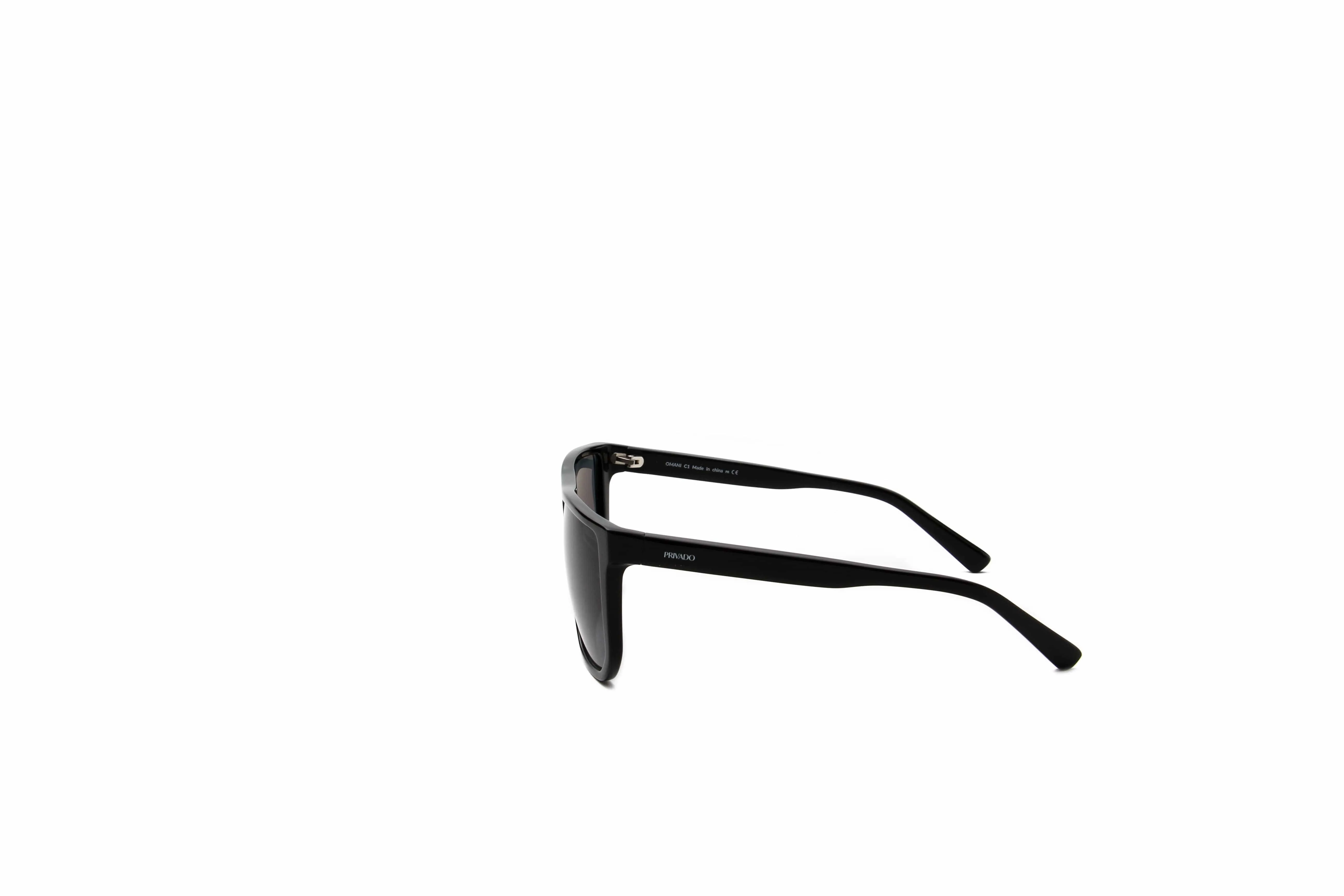 Omani - Scratch Resistant Polarized Sunglasses - Black