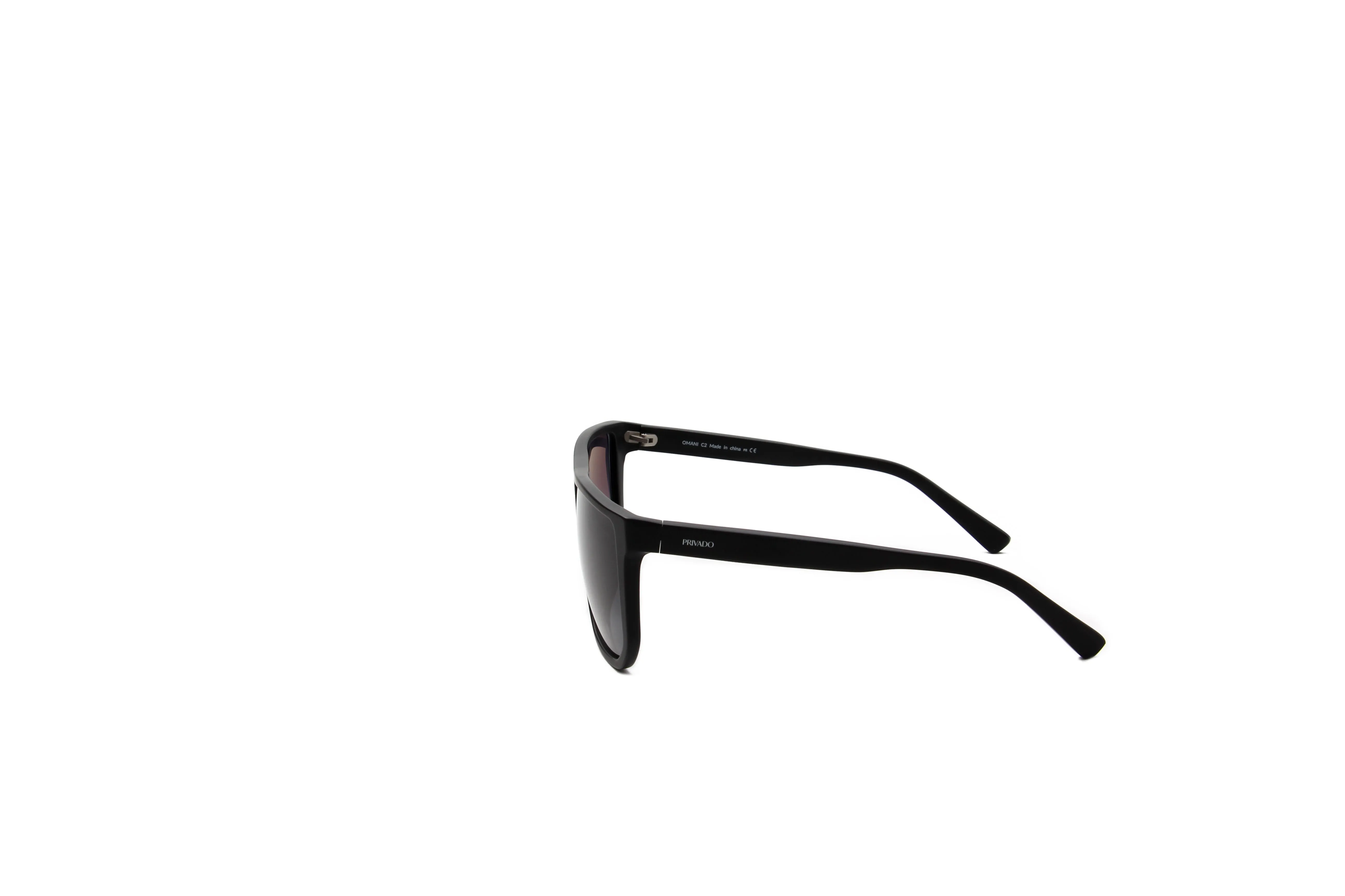 Omani - Scratch Resistant Polarized Sunglasses - Black