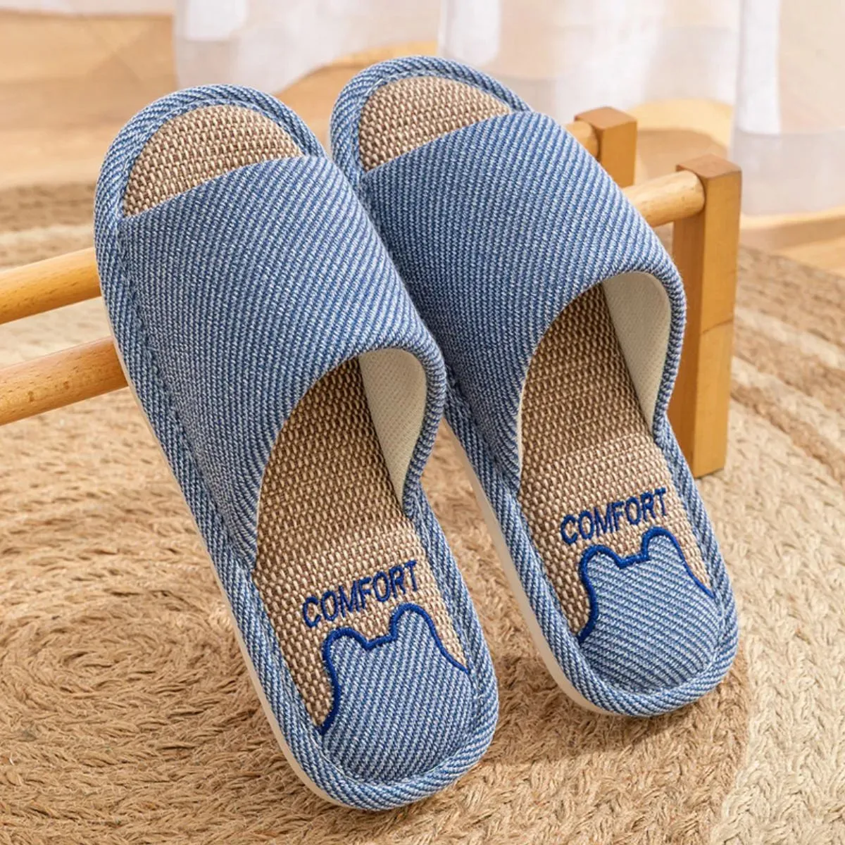 Open Toe Flats Slippers