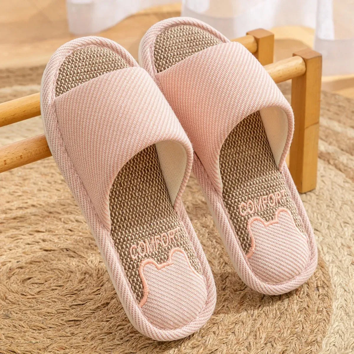 Open Toe Flats Slippers