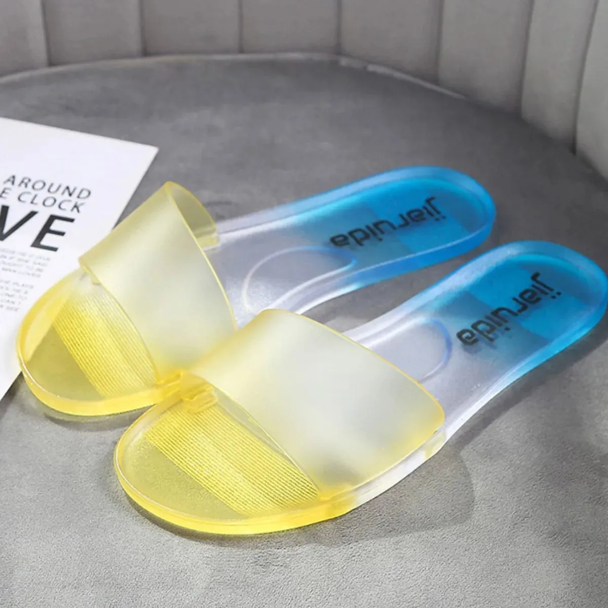 Open Toe Flats Slippers