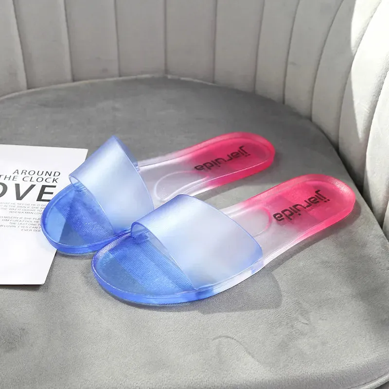 Open Toe Flats Slippers