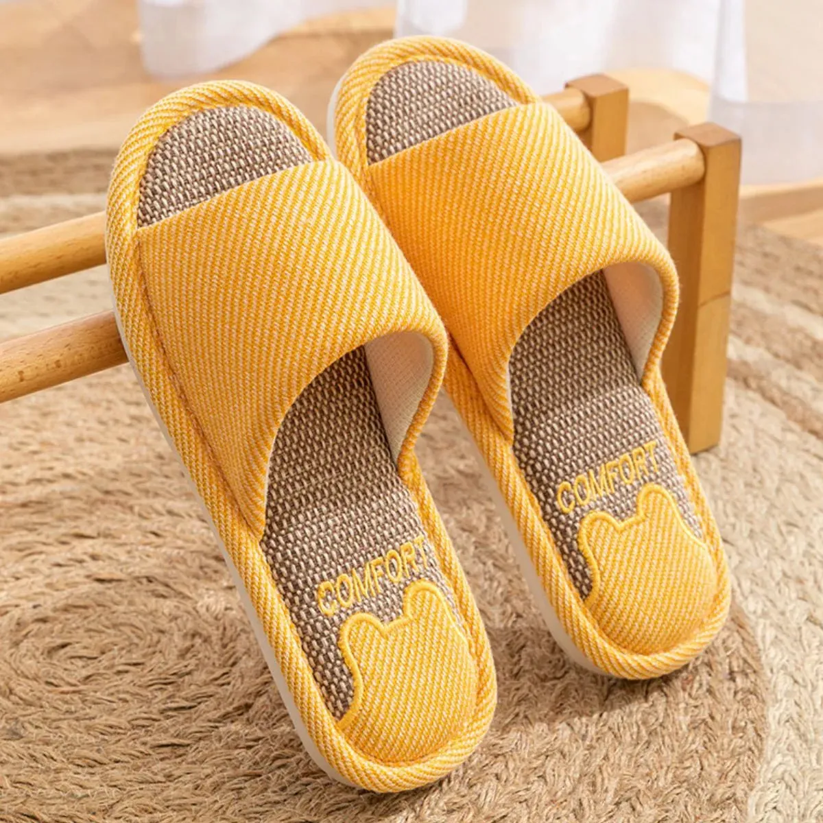 Open Toe Flats Slippers