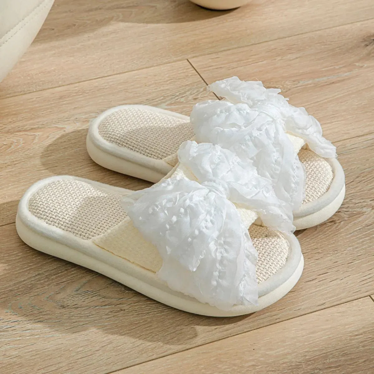 Open Toe Flats Slippers