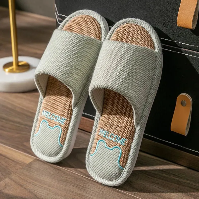 Open Toe Flats Slippers