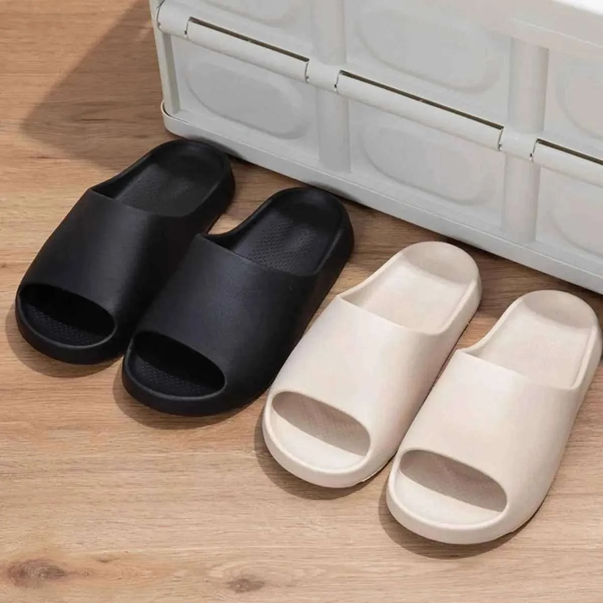Open Toe Platform Slippers for Comfort and Style