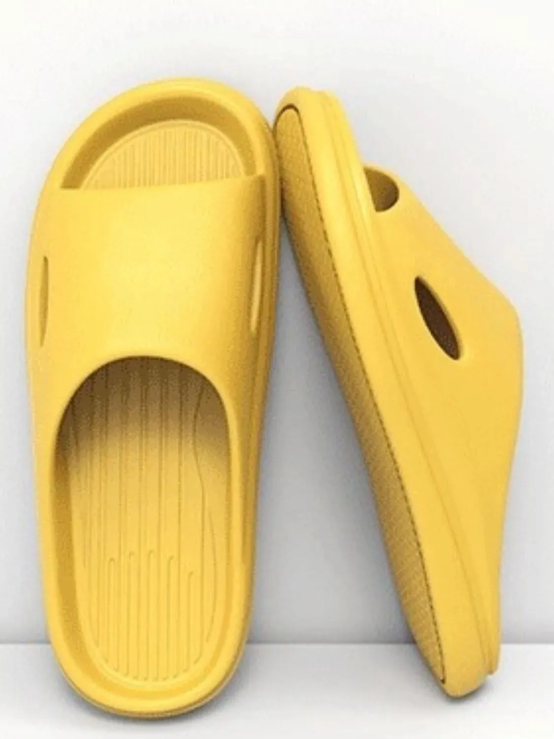 Open Toe Platform Slippers