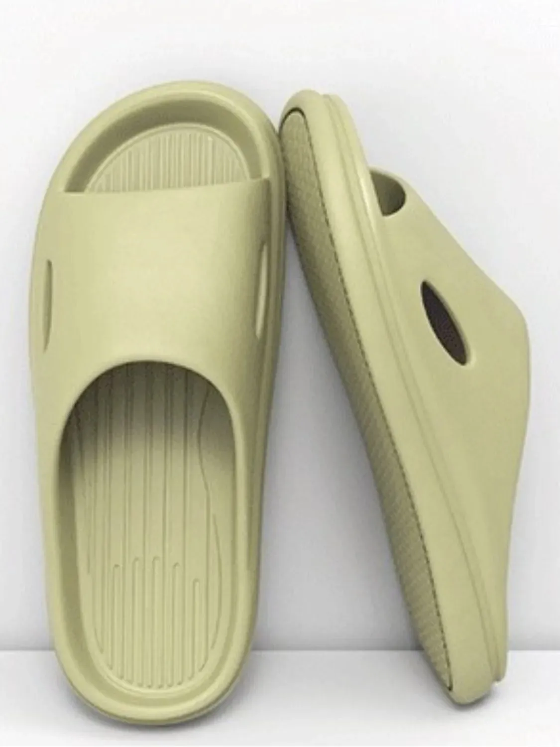 Open Toe Platform Slippers