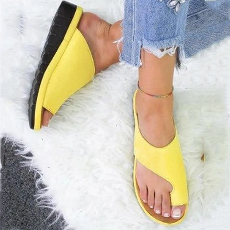 Open Toe Vintage Flip Flops Slippers
