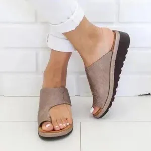 Open Toe Vintage Flip Flops Slippers