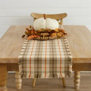 Orange & Tan Table Runner