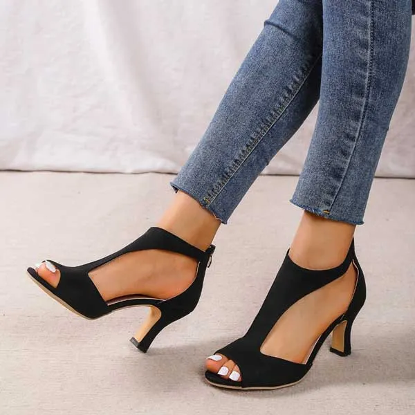 Orthopedic Sandals with Open-Toe and Ankle Strap Design