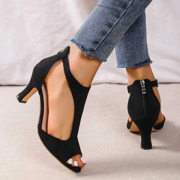 Orthopedic Sandals with Open-Toe and Ankle Strap Design