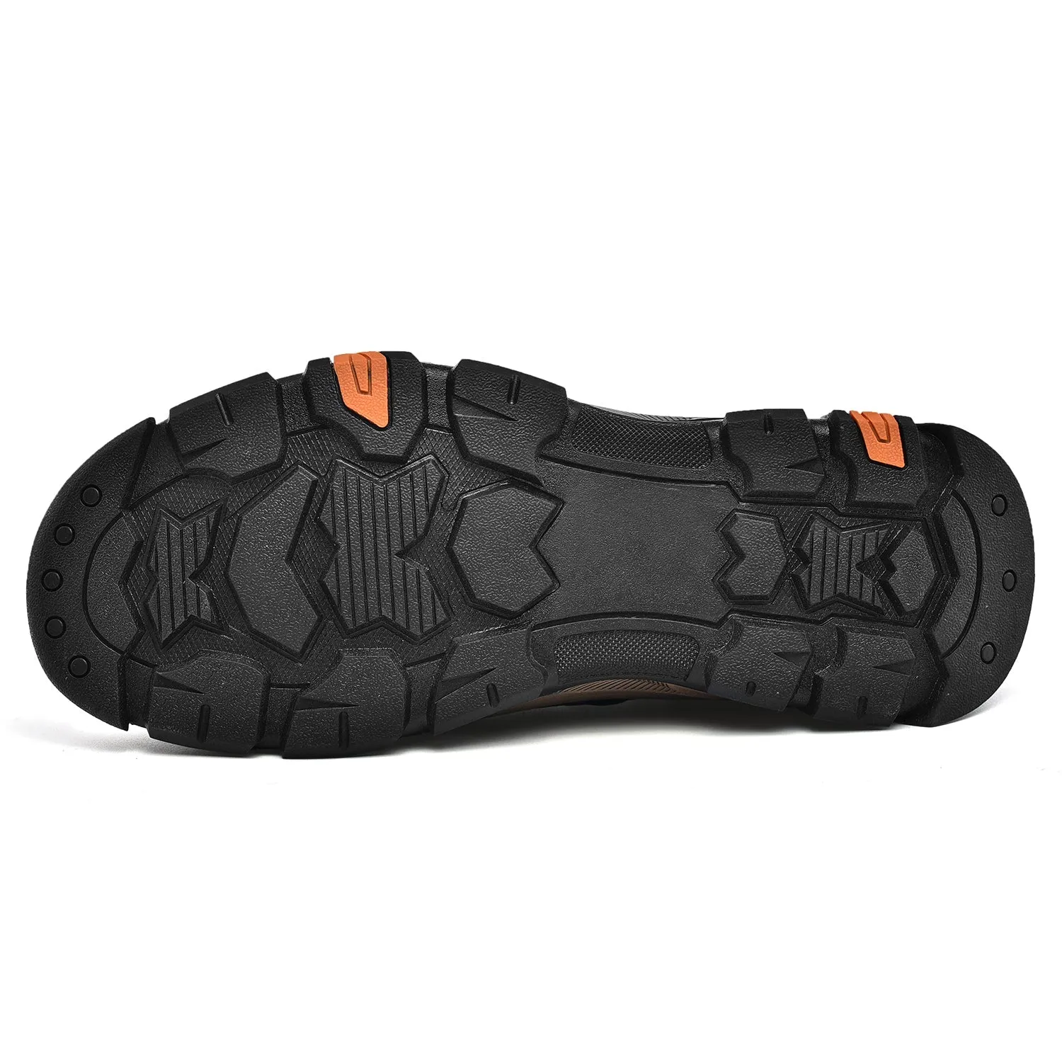 Orthopedic Shoes Men's Lace Leather Casual Walking Outdoor Shoes
