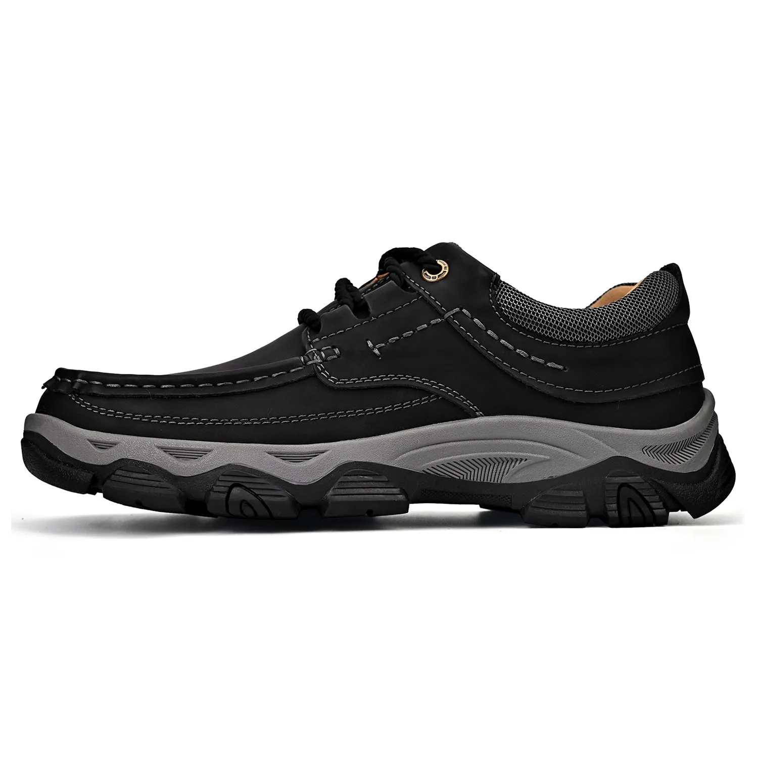Orthopedic Shoes Men's Lace Leather Casual Walking Outdoor Shoes