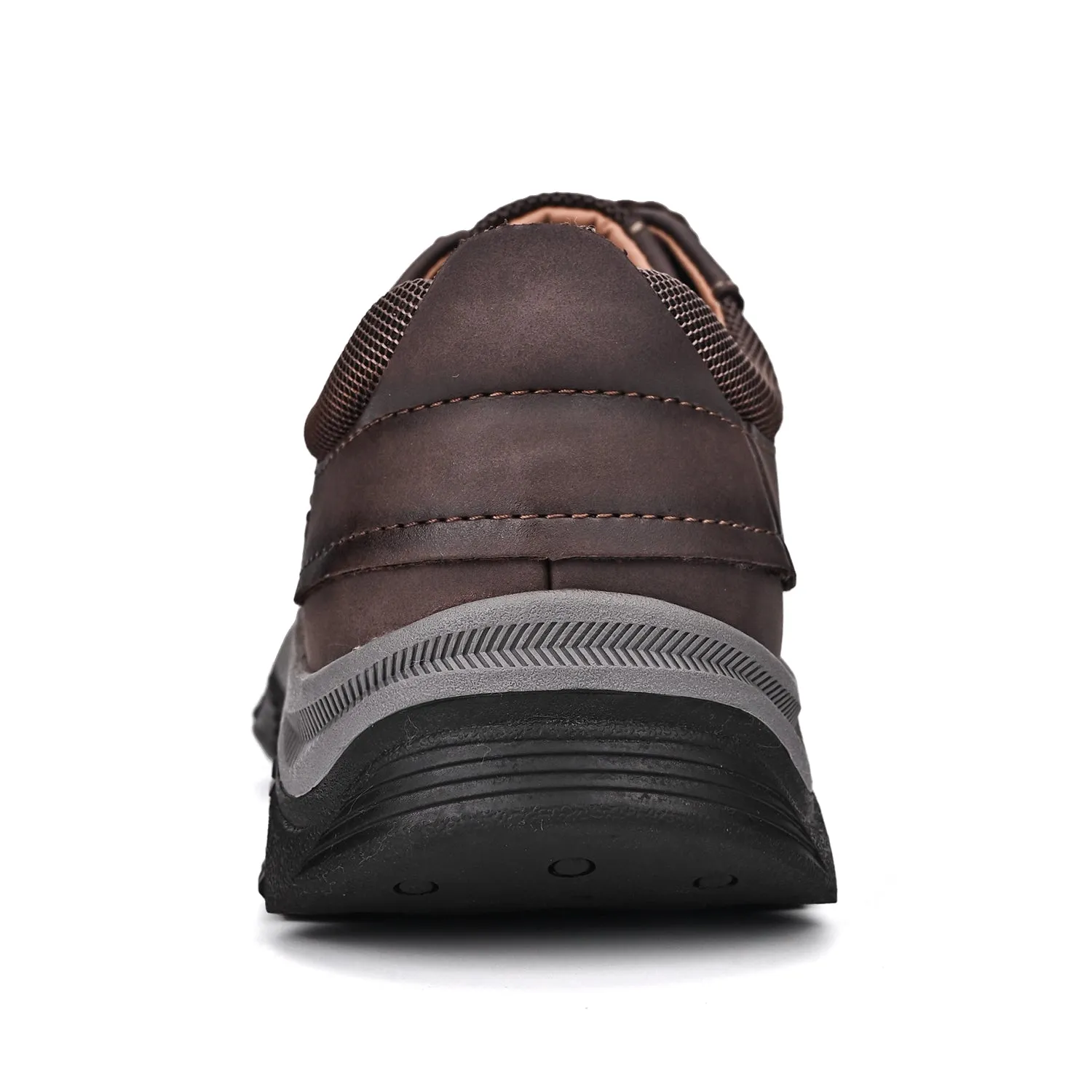 Orthopedic Shoes Men's Lace Leather Casual Walking Outdoor Shoes