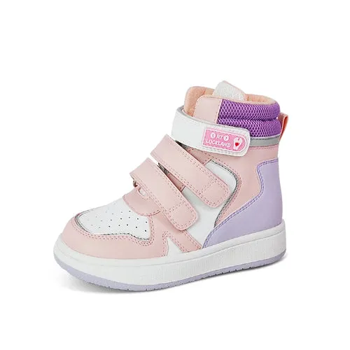 ORTOLUCKLAND Children Sneakers Orthopedic Shoes For Kid Casual Lenther