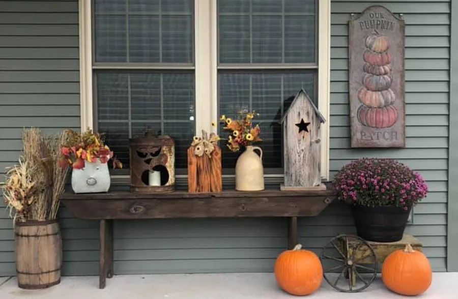 Our Pumpkin Patch Vintage Embossed Sign, Pick Your Size
