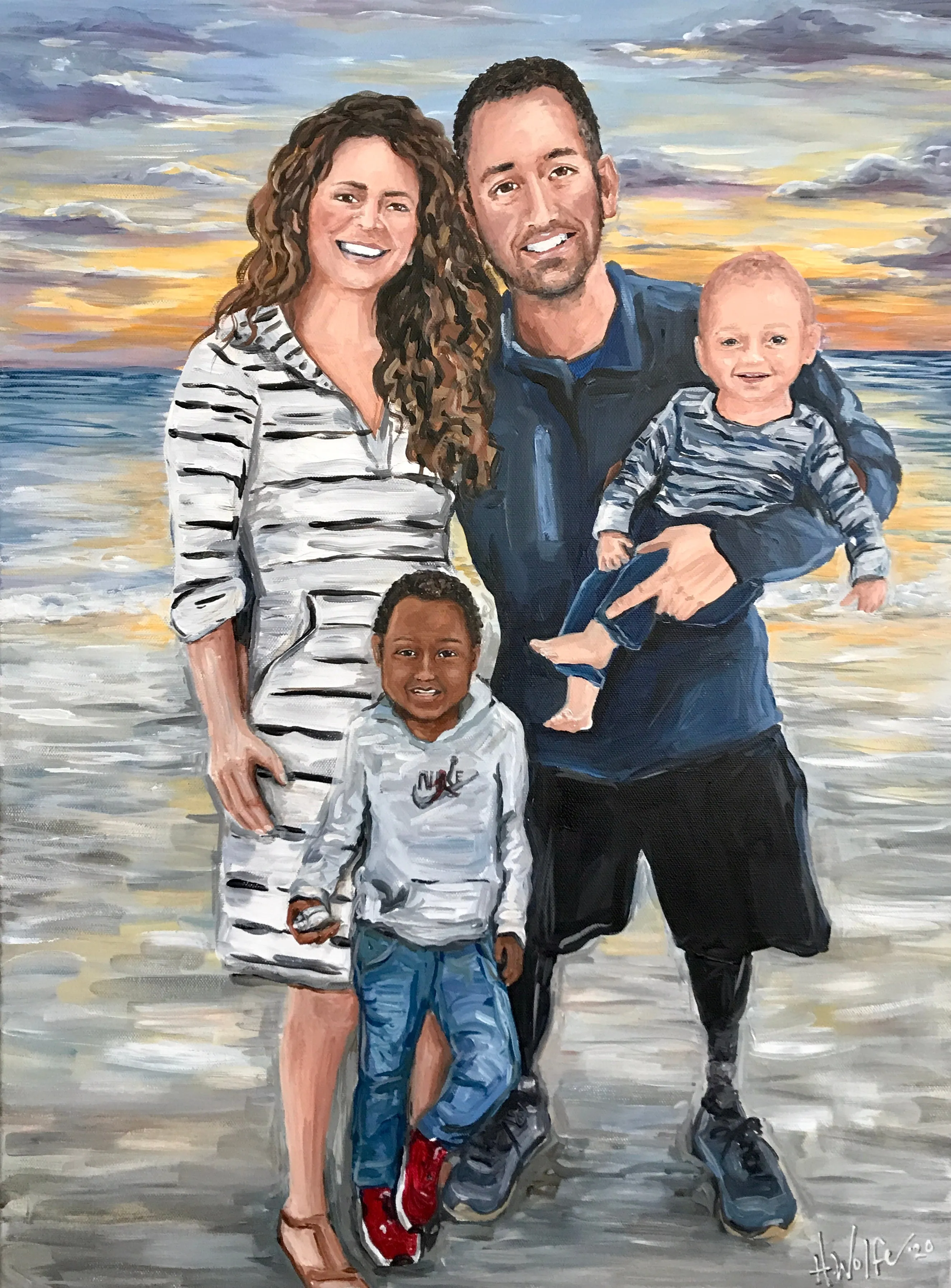 Painting from Past Family Photo - Chattanooga, TN