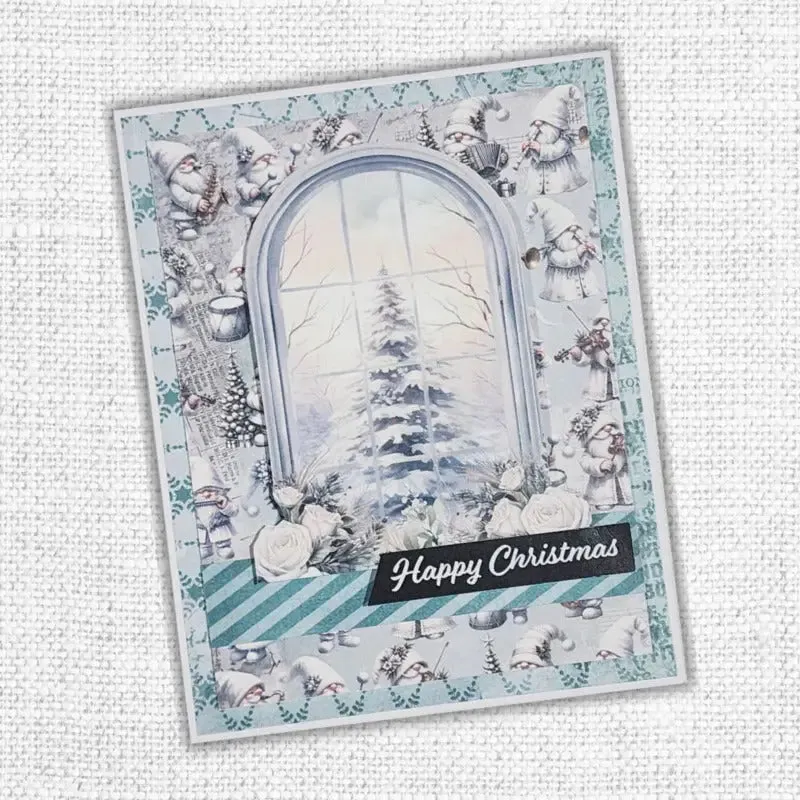 Paper Rose Studio - 12x12 Paper Pack - White Christmas