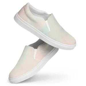 Pastel WaterColor - Women’s slip-on sneakers