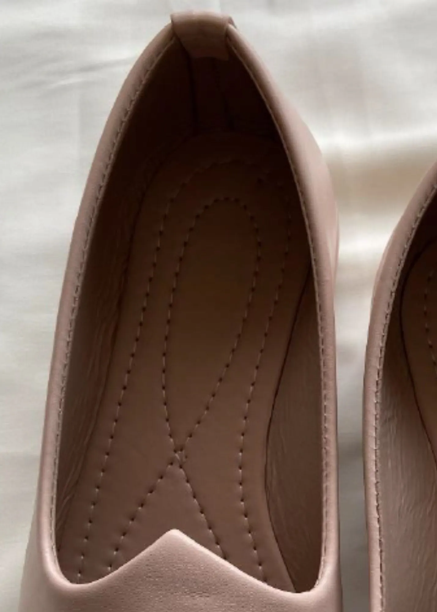 Peach Hand Work Leather Loafers for Mens