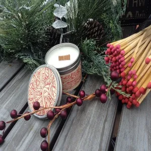 Peppermint Twist Wood Wick Soy Candle