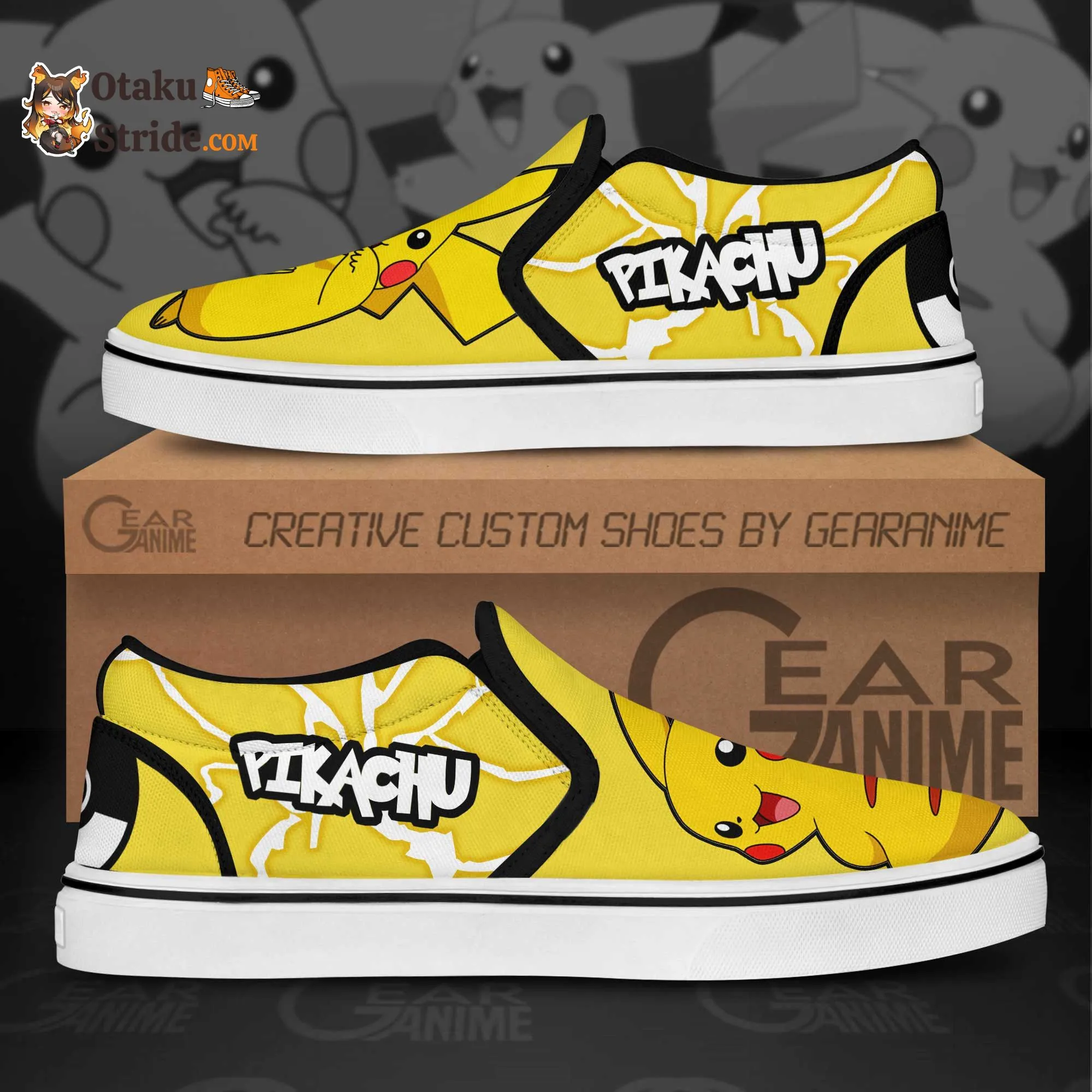 Pikachu Slip On Shoes TT1612