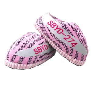 Pink Black Winter Slippers – Soft and Cozy for Home Comfort