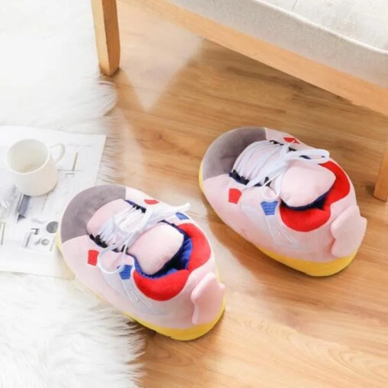 Pink Blue Warm Slippers –  Warm and Protective for Cold Floors