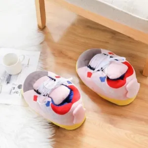 Pink Blue Warm Slippers –  Warm and Protective for Cold Floors