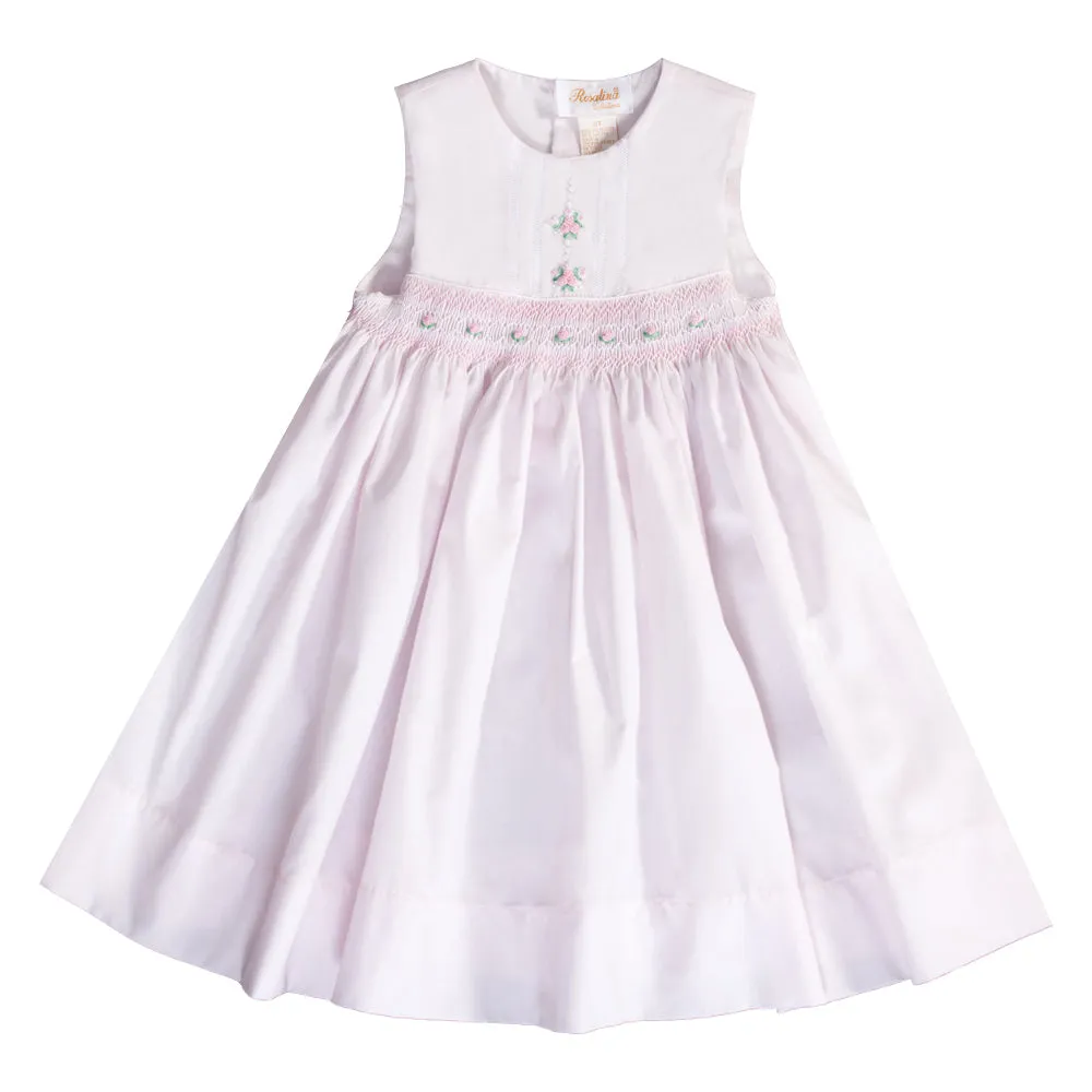 Pink Callado English Smocked Sundress