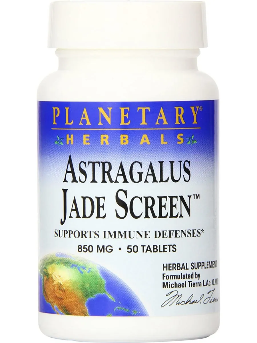 Planetary Herbals, Astragalus Jade Screen™ 850 mg, 50 Tablets