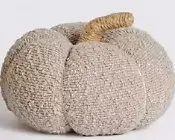 Plush Boucle Pumpkins - 6.5"