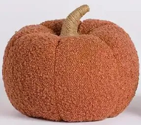 Plush Boucle Pumpkins - 9"