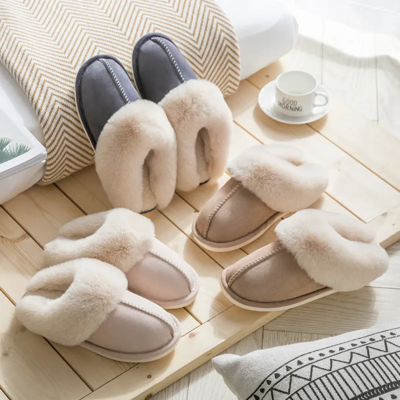 PlushCotton Cozy Slippers