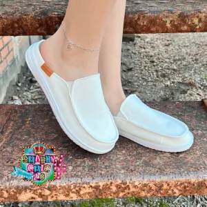 Pontoon Canvas Shoe - White
