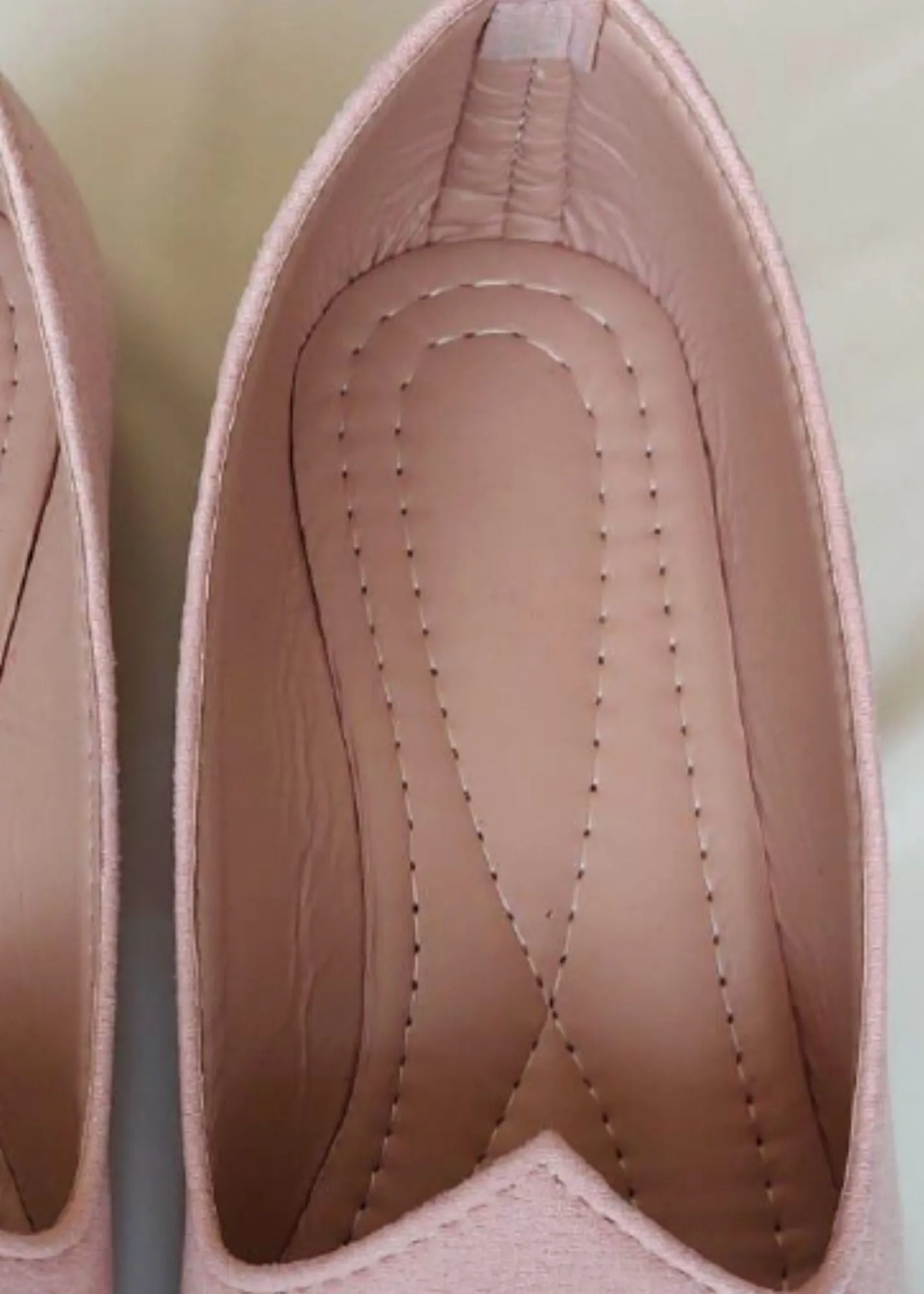 Powder Pink Hand Work Suede Loafers for Mens