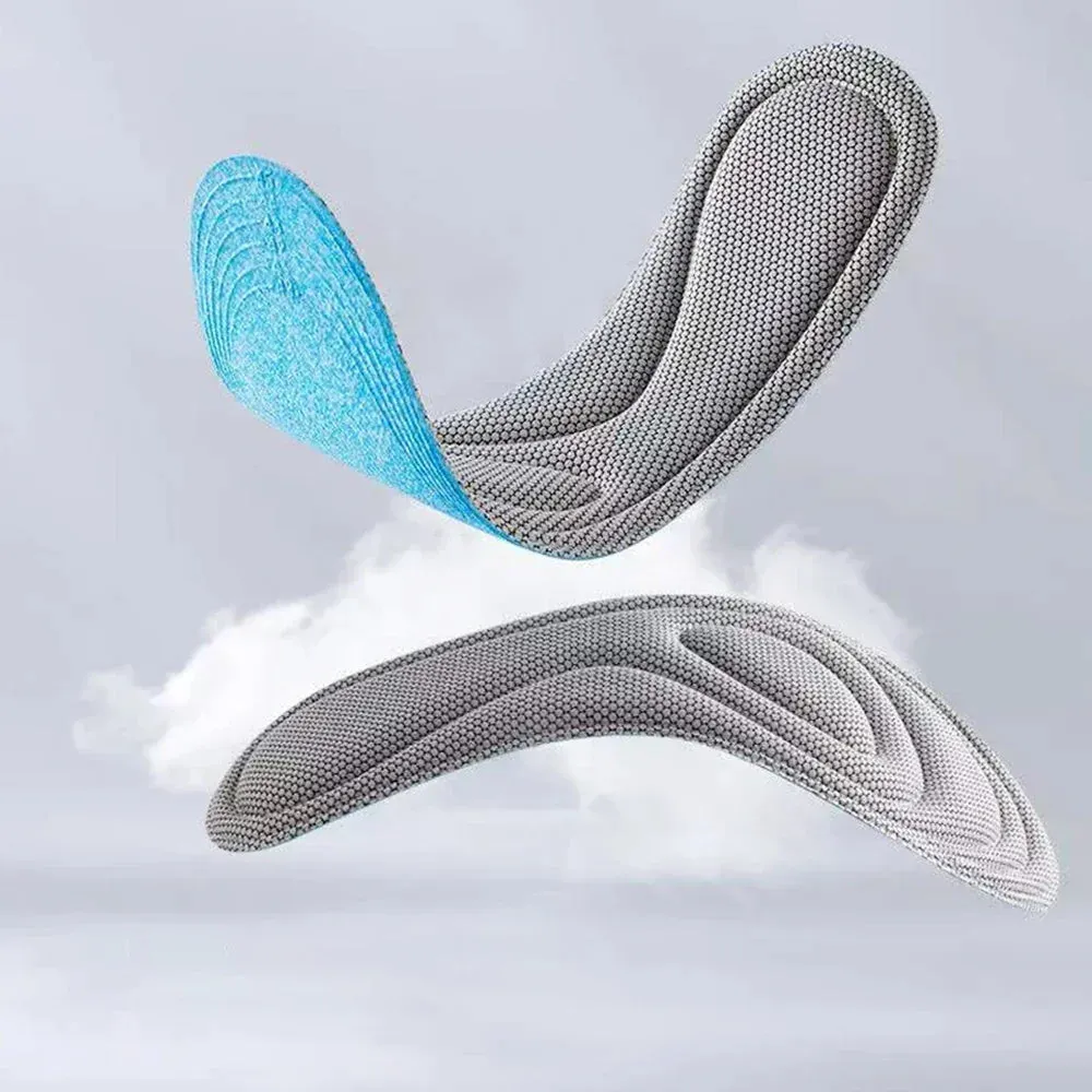 Premium Comfort 4pcs Memory Foam Orthopedic Insoles for All Shoes