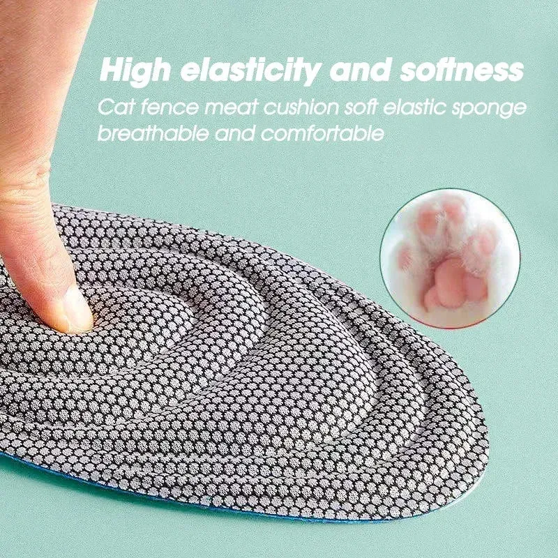 Premium Comfort 4pcs Memory Foam Orthopedic Insoles for All Shoes