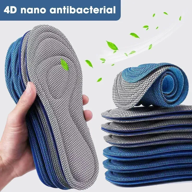 Premium Comfort 4pcs Memory Foam Orthopedic Insoles for All Shoes