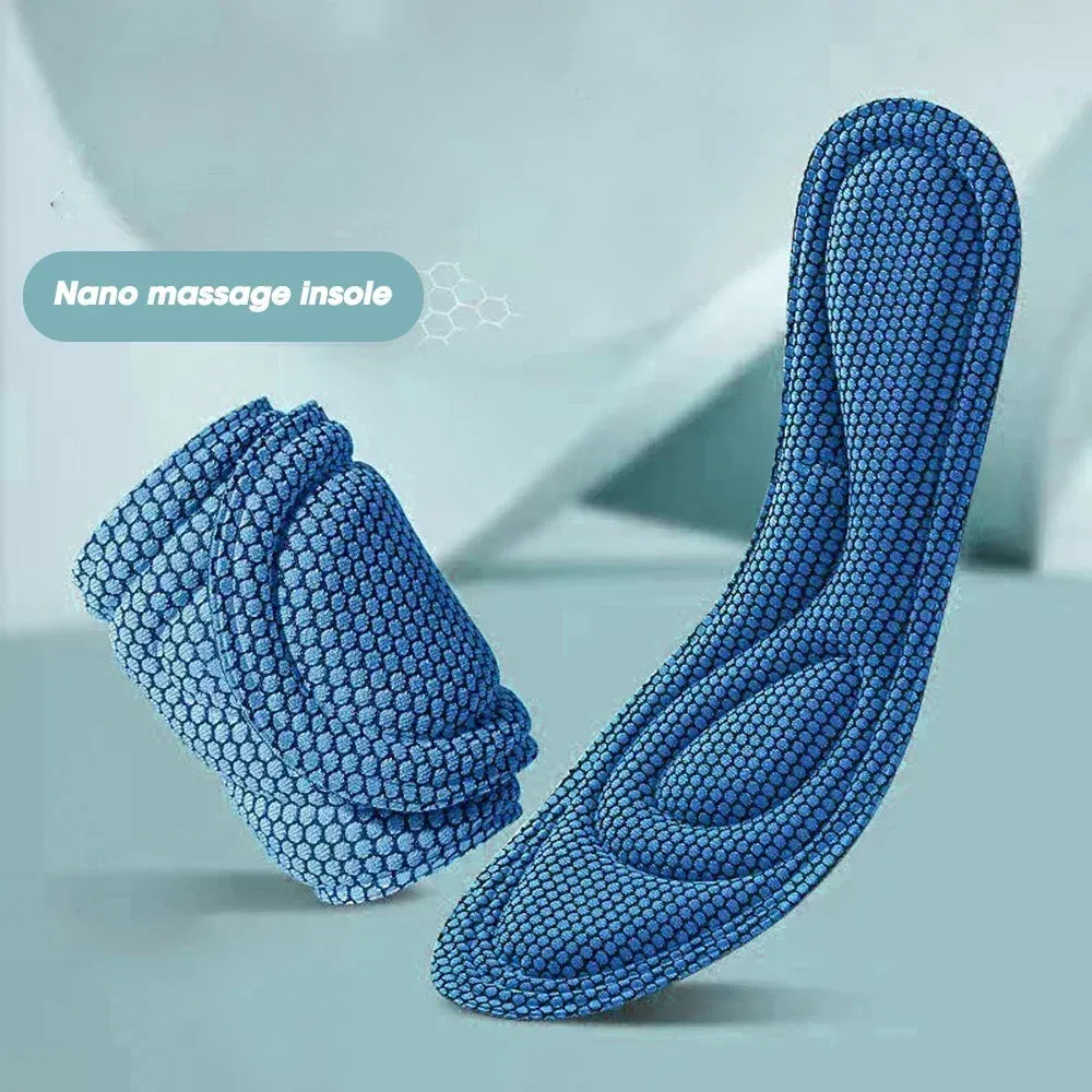 Premium Comfort 4pcs Memory Foam Orthopedic Insoles for All Shoes
