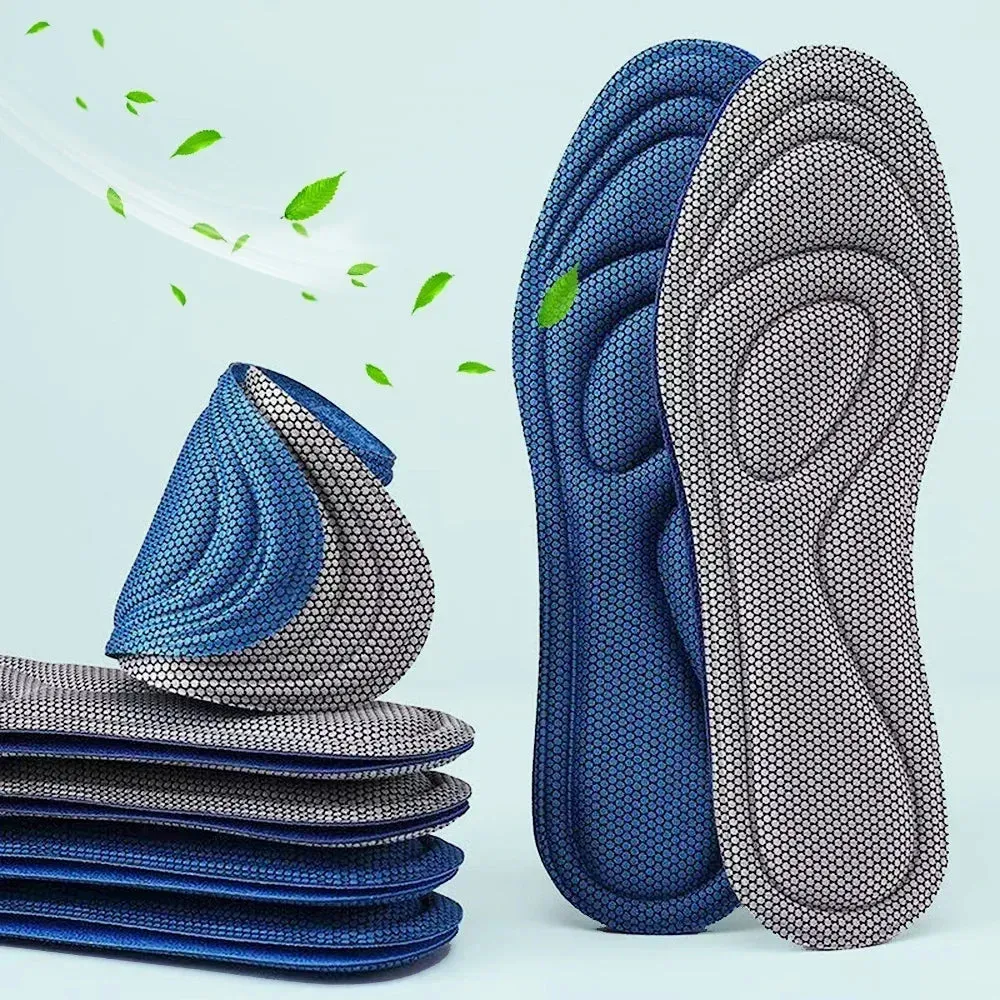 Premium Comfort 4pcs Memory Foam Orthopedic Insoles for All Shoes