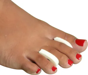 Premium Foam Toe Separators - Toe Spacers for Corn, Blister, and Hammer Toe Relief - 1/4 Inch (50 Pack)