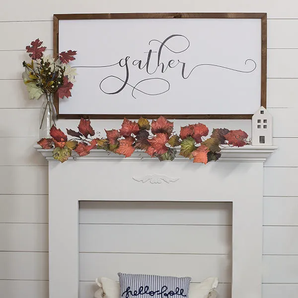 Pumpkin Leaves Garland