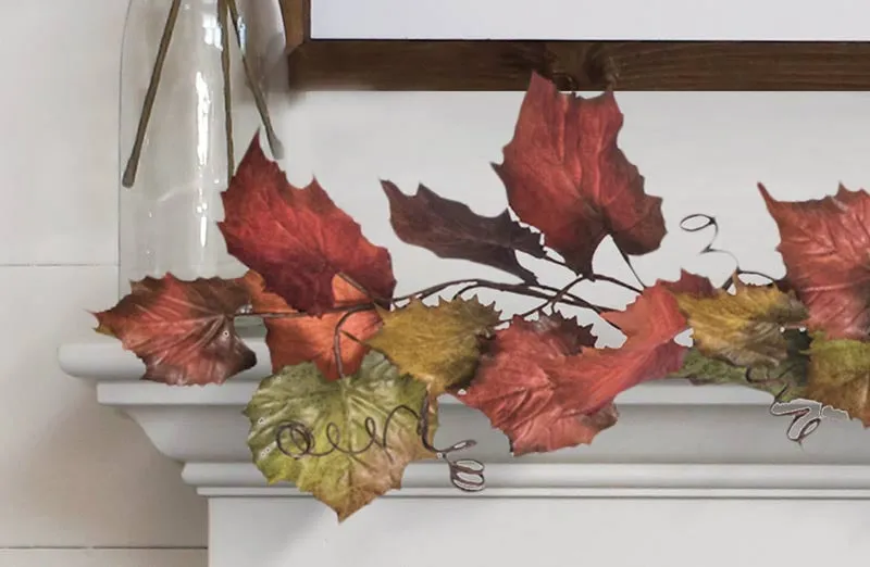 Pumpkin Leaves Garland