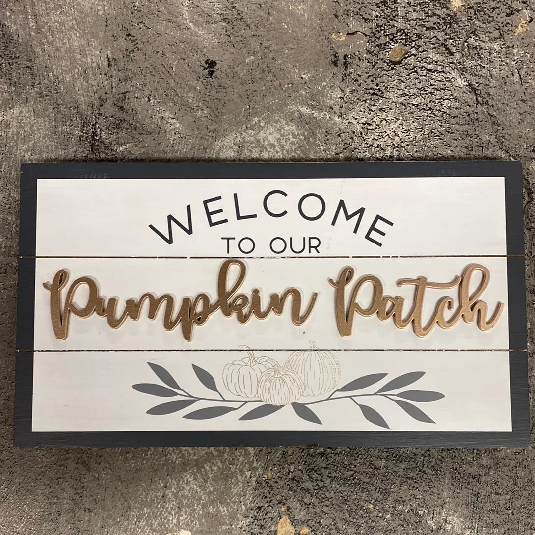 PUMPKIN PATCH 3D SIGN