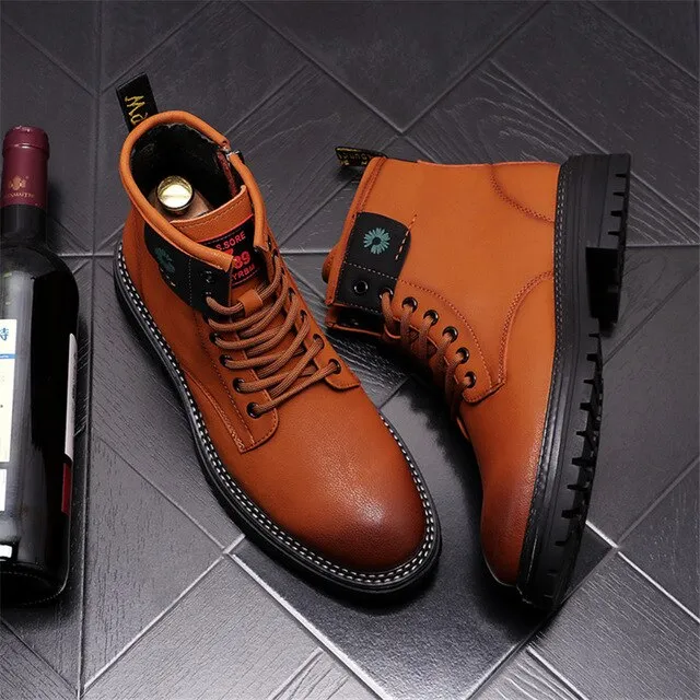 Punk Hip Hop Thick Bottom Martin Ankle Boots