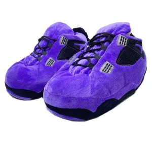 Purple Unisex Slippers | Cozy, Plush & Non-Slip Indoor Comfort