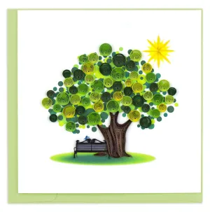 Quilled Summer Tree Greeting Card